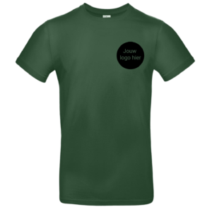 T-shirt met Teamlogo Bottle Green