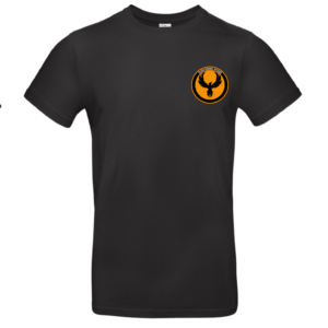 T-shirt met Teamlogo Zwart