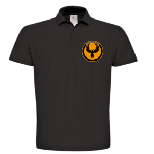 Polo met teamlogo Zwart