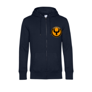 Full Zipped Hoodie Navy Blue