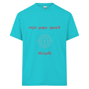 Baby T-shirt Mijn papa speelt airsoft Atoll