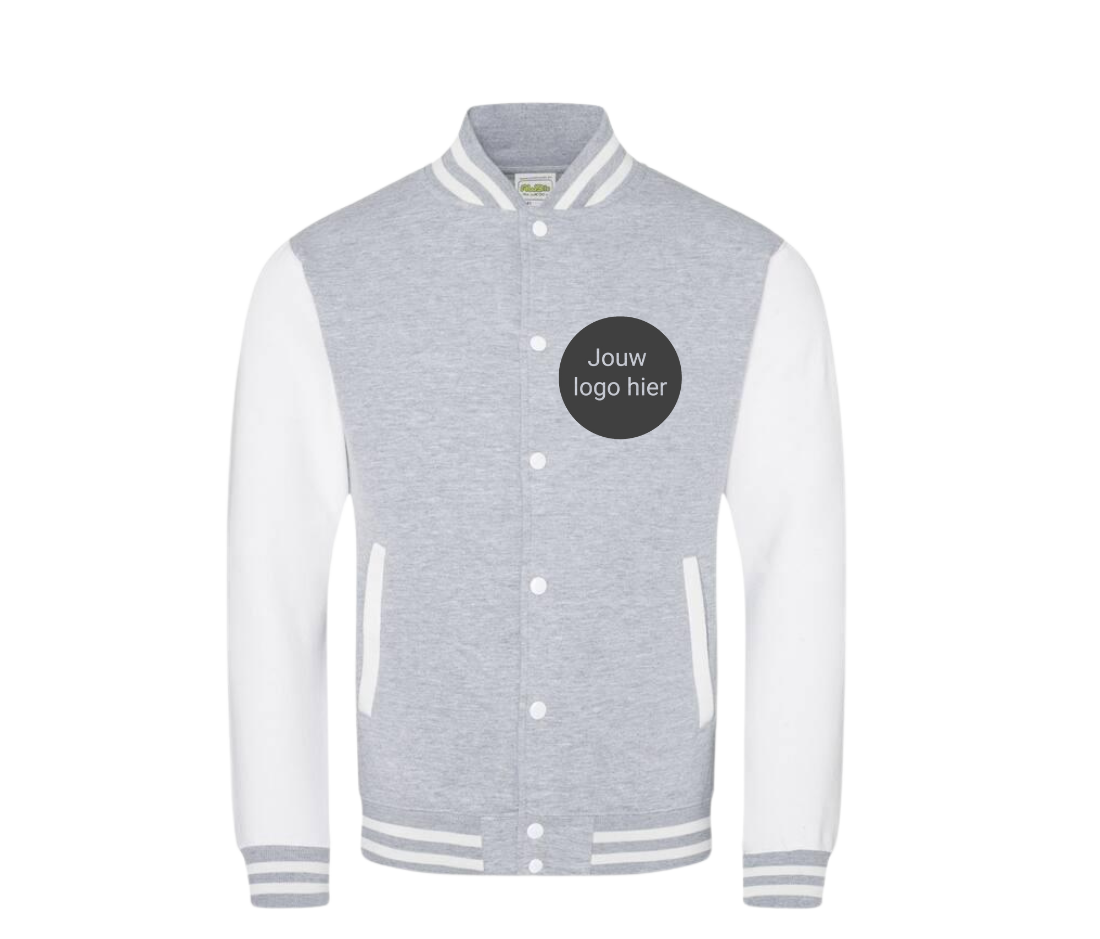 Varsity vest Heather Grey / Wit