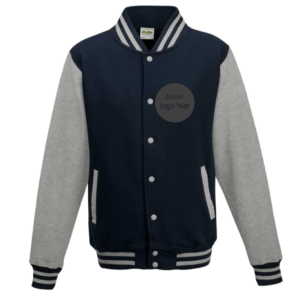 Varsity vest Navy / Grijs