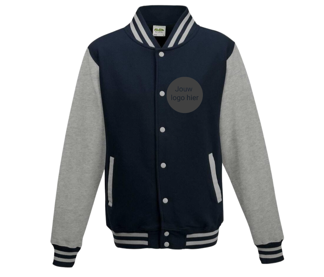 Varsity vest Navy / Grijs