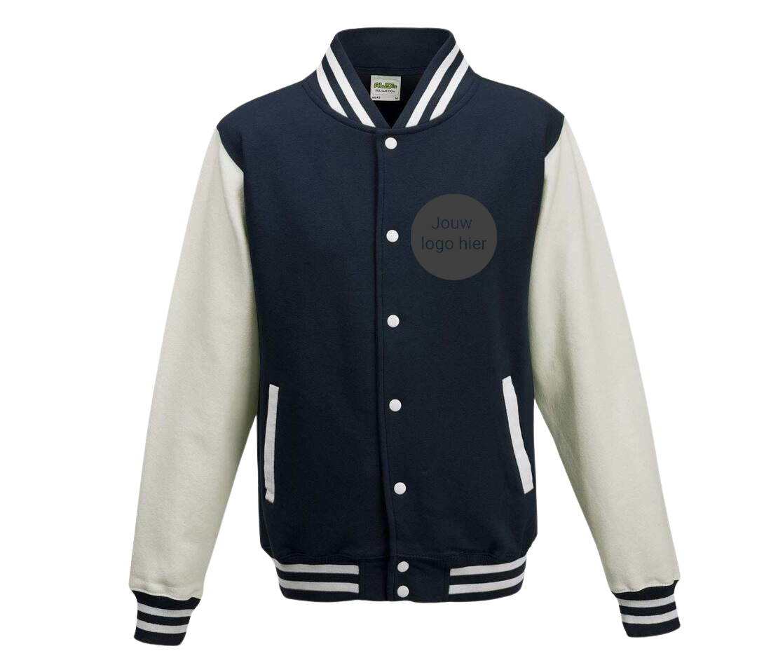 Varsity vest Navy / Wit