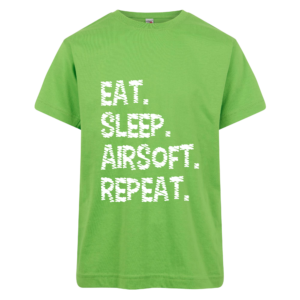 Baby T-shirt Eat Sleep Lime