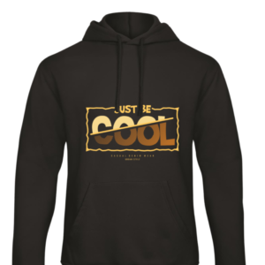 Hoodie met opdruk Just be cool