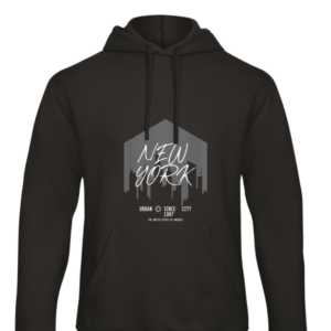 Hoodie met opdruk New York