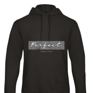 Hoodie met opdruk Perfect